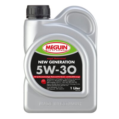 Meguin Motorenoel New Generation SAE 5W-30