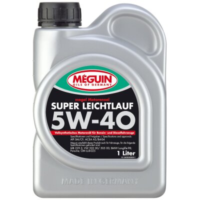 Meguin Motorenoel Super Leichtlauf SAE 5W-40  (vollsynthetisch)