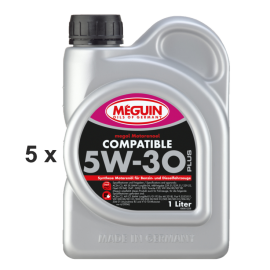 Meguin Megol Motorenoel Compatible SAE 5W-30 Plus / 5x 1...