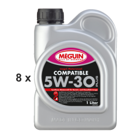 Meguin Megol Motorenoel Compatible SAE 5W-30 Plus / 8x 1...