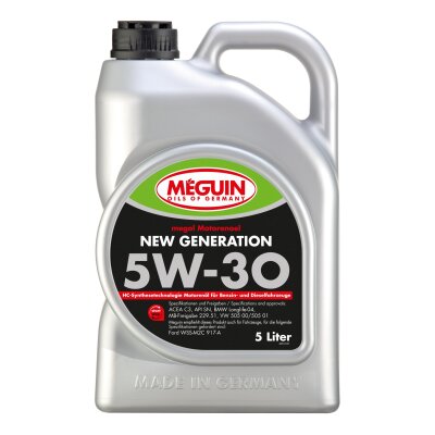 Meguin Motorenoel New Generation SAE 5W-30 / 5 Liter Kanister