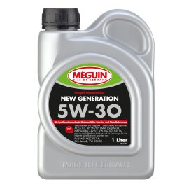 Meguin Motorenoel New Generation SAE 5W-30 / 5 Liter Kanister + 2 x 1 Liter Flasche