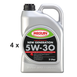 Meguin Motorenoel New Generation SAE 5W-30 / 4x 5 Liter...