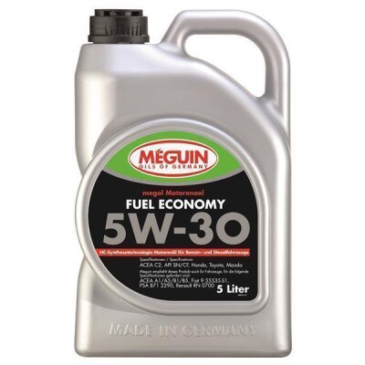 Meguin Motorenoel Fuel Economy SAE 5W-30 / 4x 5 Liter Kanister