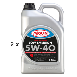 Meguin Motorenoel Low Emission SAE 5W-40 / 2x 5 Liter...