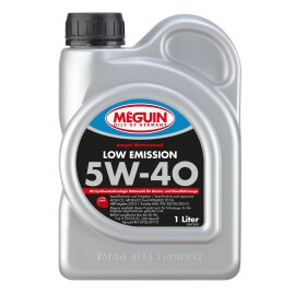 Meguin Motorenoel Low Emission SAE 5W-40 / 5 Liter Kanister + 2 x 1 Liter Flasche