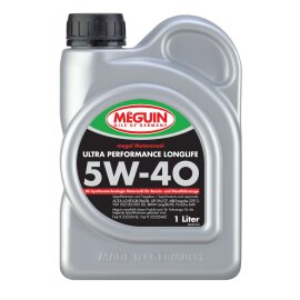 Meguin Motorenoel Ultra Performance Longlife  SAE 5W-40 / 8x 1 Liter Flasche