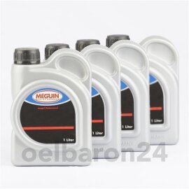 Meguin Motorenoel Super Leichtlauf SAE 5W-40  (vollsynthetisch) 4x 1 Liter Flasche