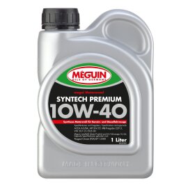 Meguin Motorenoel Syntech Premium SAE 10W-40 / 8x 1 Liter Flasche