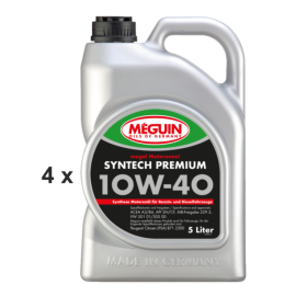 Meguin Motorenoel Syntech Premium SAE 10W-40 / 4x 5 Liter...