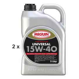 Meguin Motorenoel Universal SAE 15W-40 / 2x 5 Liter Kanister