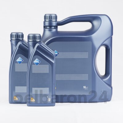 Aral BlueTronic II 10W-40 / 5 Liter Kanister + 2 x 1 Liter Flasche