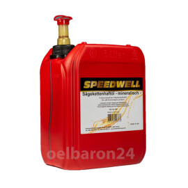 Speedwell Sägekettenhaftöl Mineralisch 8x 5 Liter Kanister