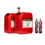 Speedwell Sägekettenhaftöl Mineralisch 2x 5 Liter Kanister + 2x 100 ml 2Takt Öl