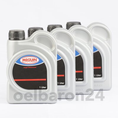 Meguin Zweitaktmotorenoel GD (vollsynthetisch) / 4x 1 Liter Flasche