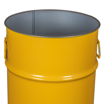 Deckelfass / zylindrisch  60 Liter Fass Gelb