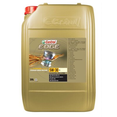Castrol EDGE 5W-30 LL / 20 Liter Kanister + Auslaufhahn